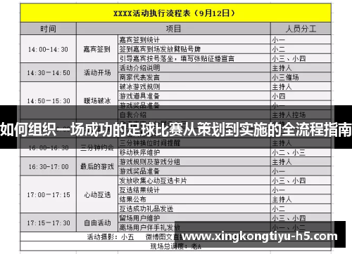 如何组织一场成功的足球比赛从策划到实施的全流程指南